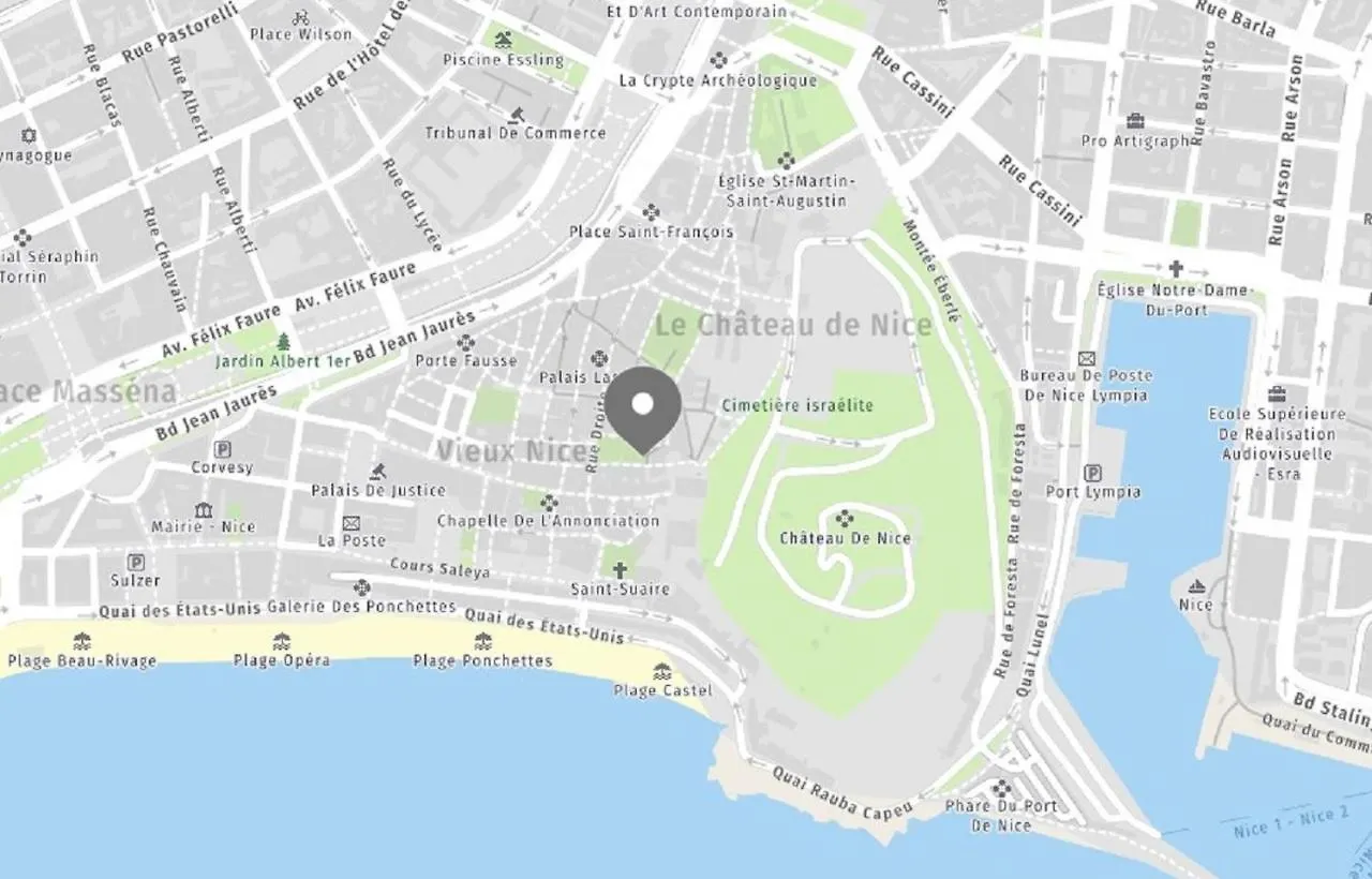 Aparthotel Riviera - Old Town - 2 Minutes Promenade Des Anglais Et Plage - Charmant Appartement 2 Pieces Ac - Chateau 2 Nice 0*,